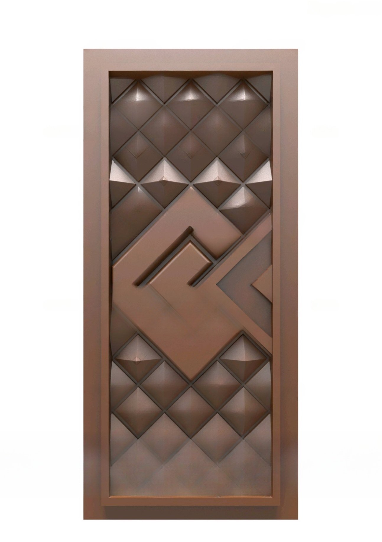 GOLDEN DOORS - PAGE-23 Geometric Modern Abstract Relief Carved Door Design